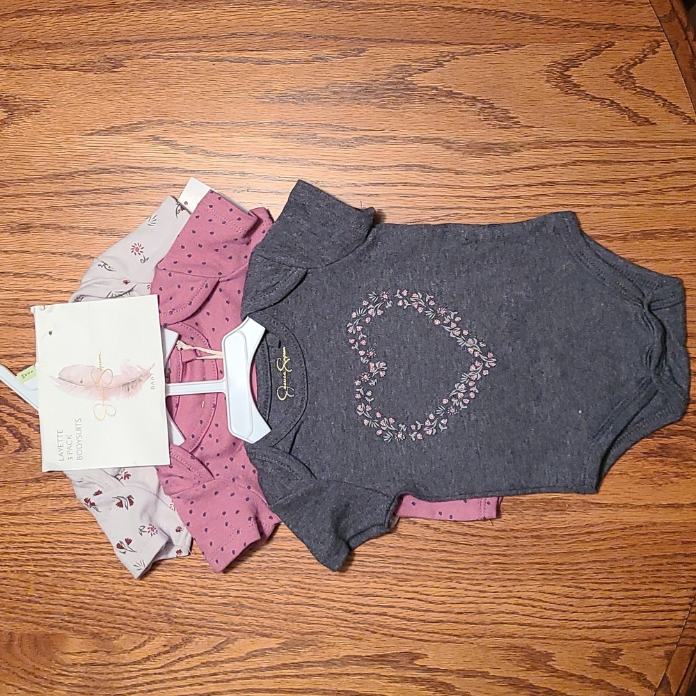 Jessica Simpson 0-3 Months - Girl Onsie's